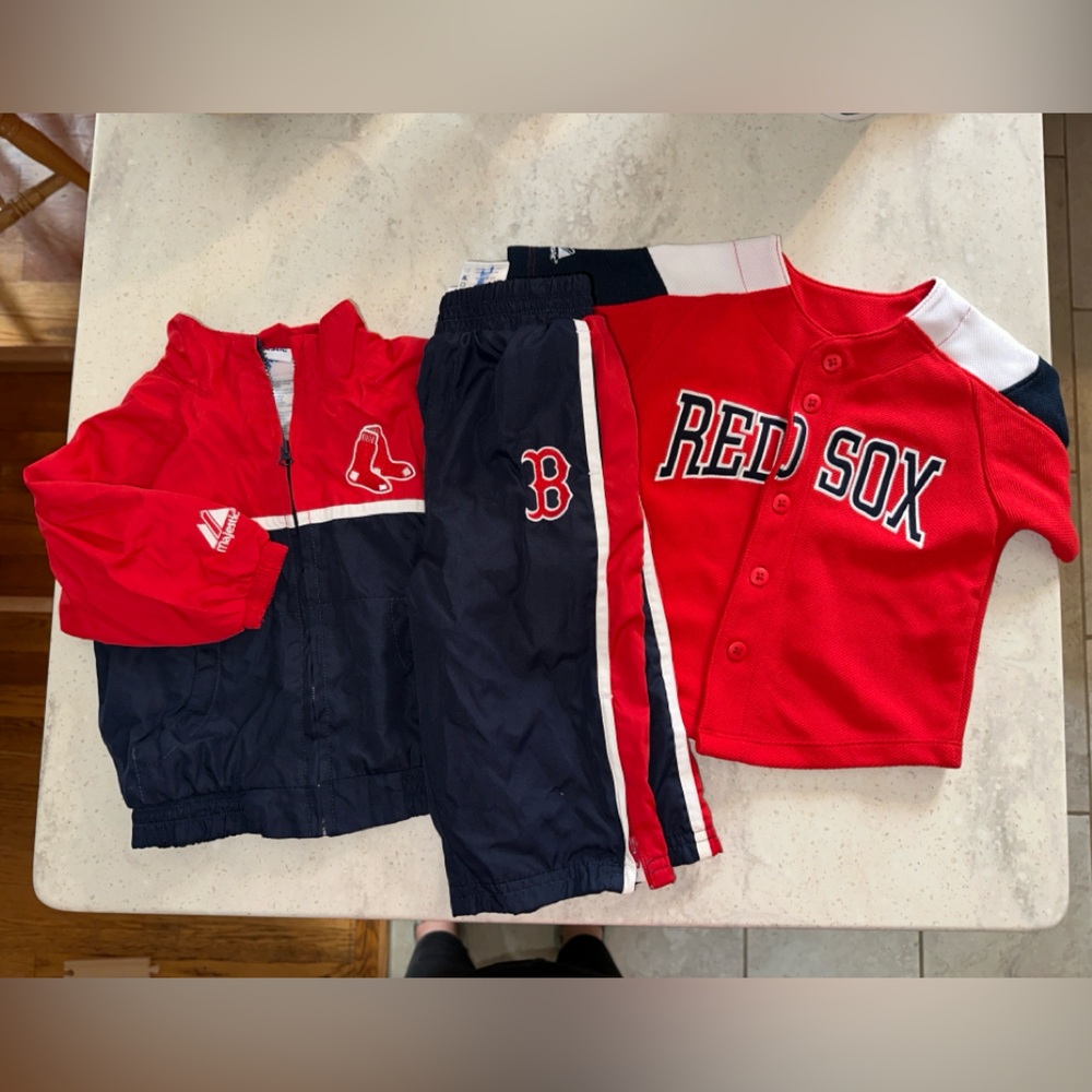 Red Sox Kids Jersey and Sweatsuit Set